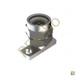 1.85mm 67 GHz, 0.009" Accept Pin Diameter, 2 Hole 0.550″ Long Mounting Flange Male Connector