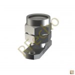 1.85mm 67 GHz, 0.009" Accept Pin Diameter, 2 Hole 0.625″ Long Mounting Flange Male Connector