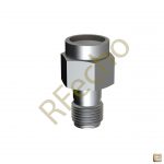 SMA 27 GHz, 0.009″ Accept Pin Diameter, Thread-In Female Connector