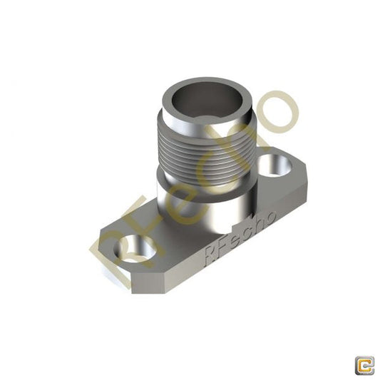 SMA 27 GHz, 0.02″ Accept Pin Diameter, 2 Hole .625 Long″ Mounting Flange Male Connector