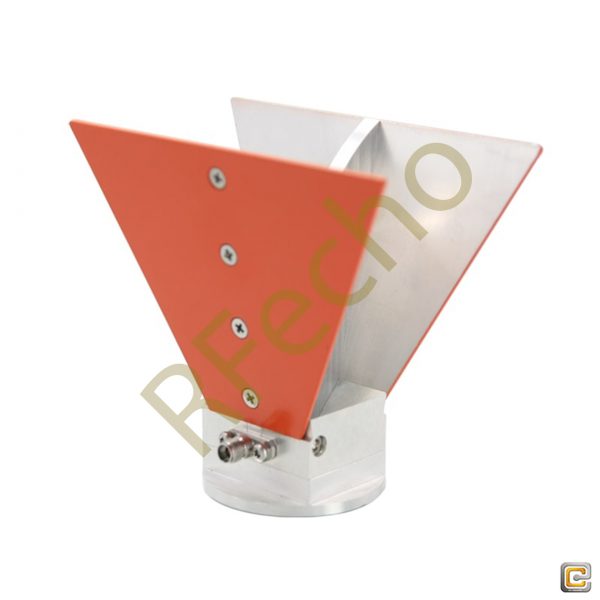 8.25 dBi Gain, 2 GHz to 20 GHz Broadband Dual Ridged Horn Antenna OBH-20200