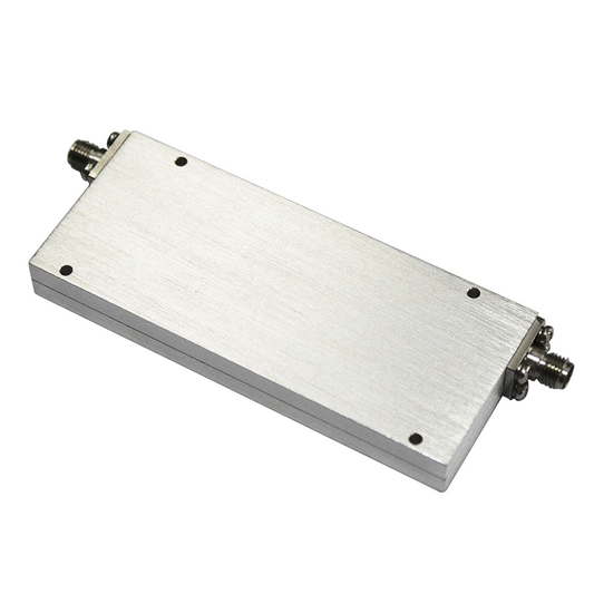 High Pass RF Passive Filter 1.25GHz to 7GHz Cavity Passive High Pass Filter rejection ≥ 60dB @ DC～1.04GHz with SMA Female Connector