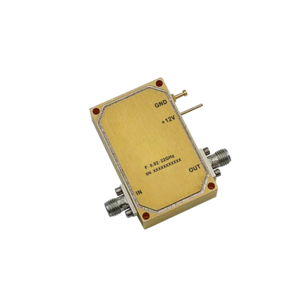 Hermetically Sealed Ultra WideBand Power Amplifier . 0.02GHz~22GHz . OPA2500022200B