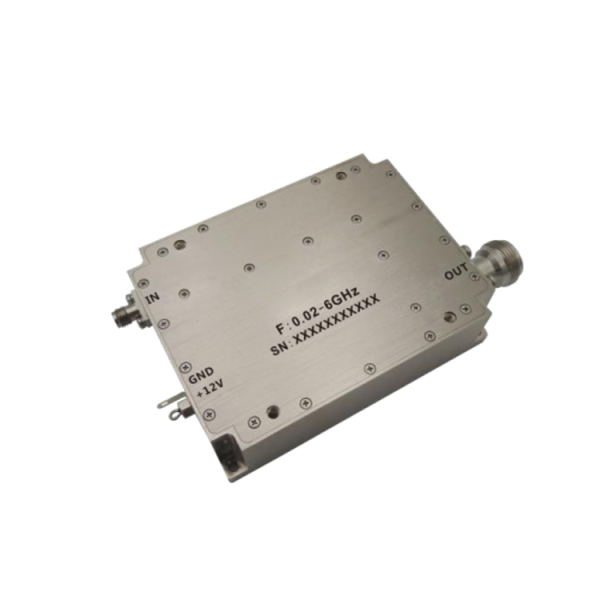 Wide Band Power Amplifier . 0.02GHz~6GHz . OPA3300020600A