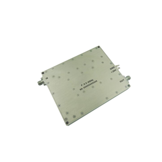 10W Ultra Wide Band Power Amplifier . 0.5GHz~6GHz . OPA3500500600B