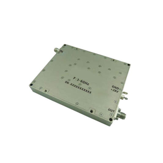 Wide Band Power Amplifier . 3GHz~6GHz . OPA3903000600A