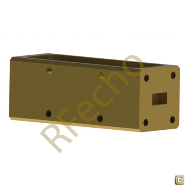 Low Pass RF Filter 26.5GHz to 40GHz WR-28 Waveguide low pass Filter with Rejection Frequency 40GHz to 90GHz